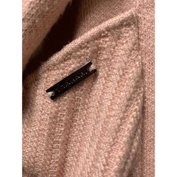 MAGASCHONI COZYCORE CARDIGAN SWEATER WOMENS Size LARGE in SHELL BLUSH PINK 93178 - Picture 6 of 8